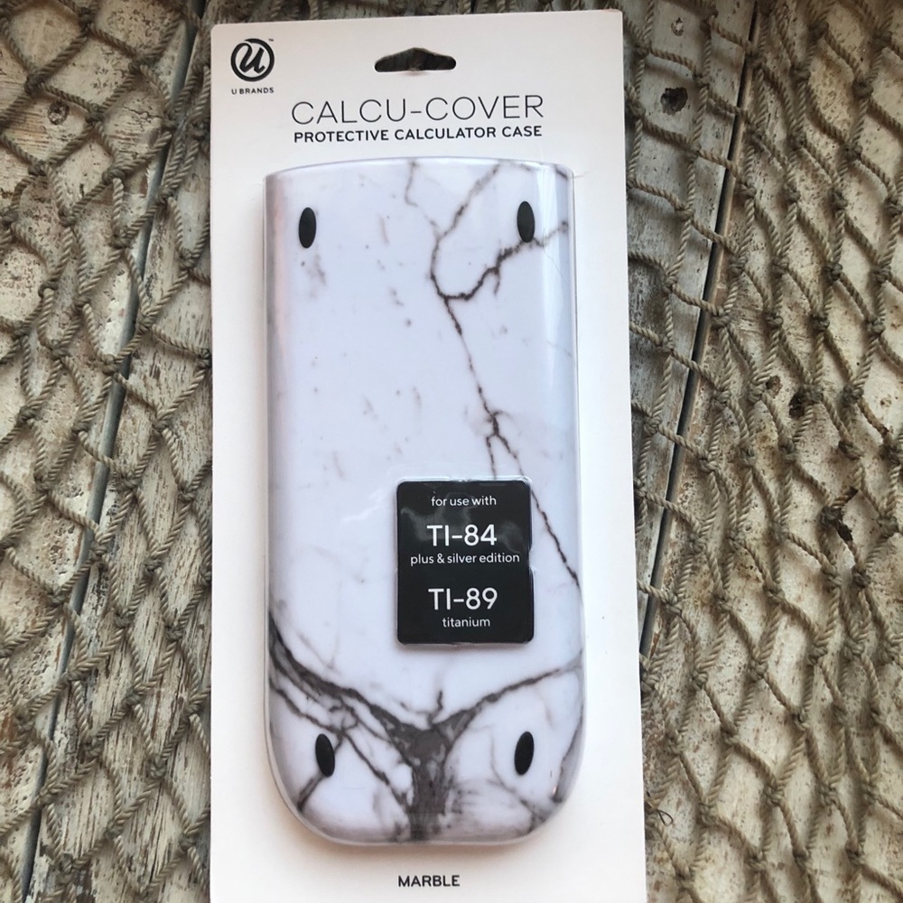 Calcu cover NIP Marble Design TI-84 TI-89